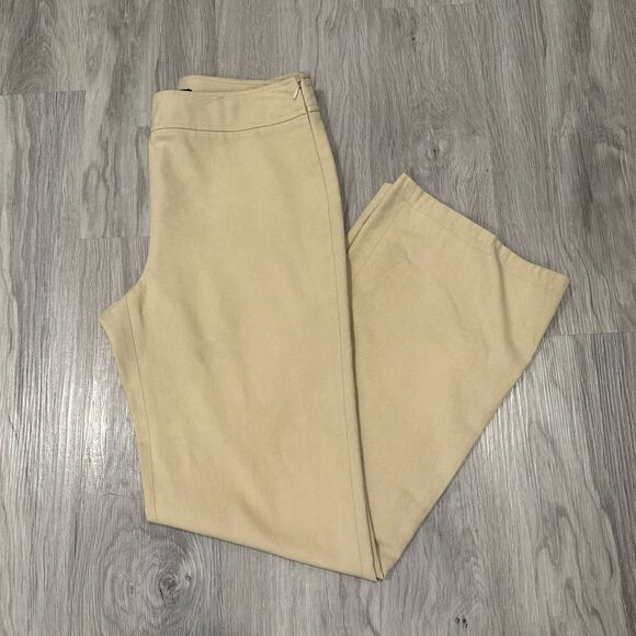Talbots Tan Side Zip-up Dress Pant - Picture 3 of 6